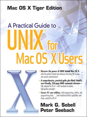 cover image of A Practical Guide to UNIX for Mac OS X Users